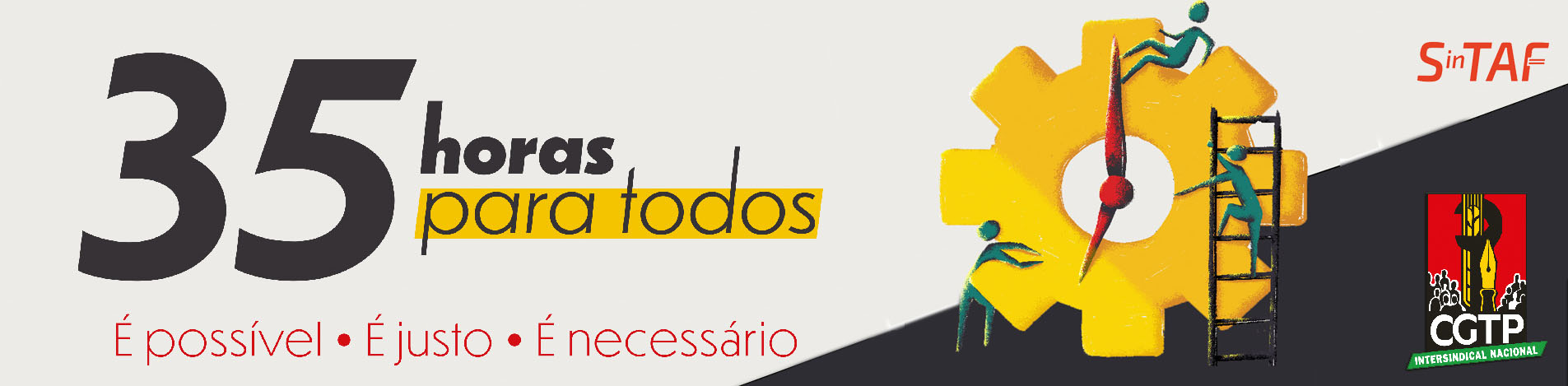 35 horas é possível e justo.